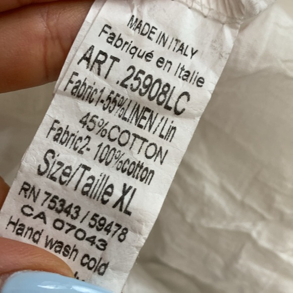 Brand New linen dress made in italy XL - Picture 12 of 13